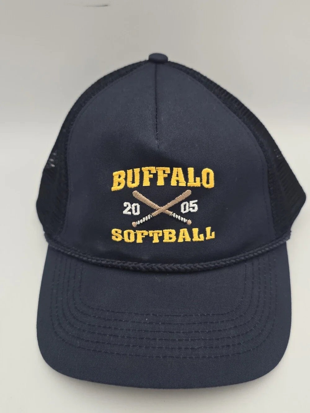 Unbranded 2005 Buffalo Softball Trucker Adjustable Hat (Broken Snapback)